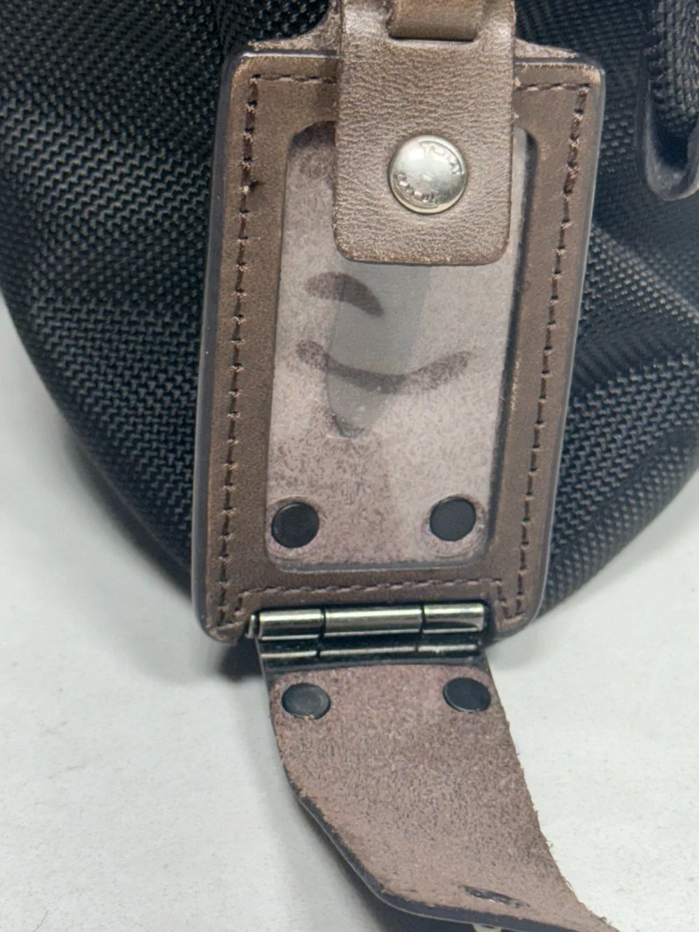 TUMI Alpha Bravo Beale Mini Messenger Bag Black Ballistic Nylon Crossbody 22371